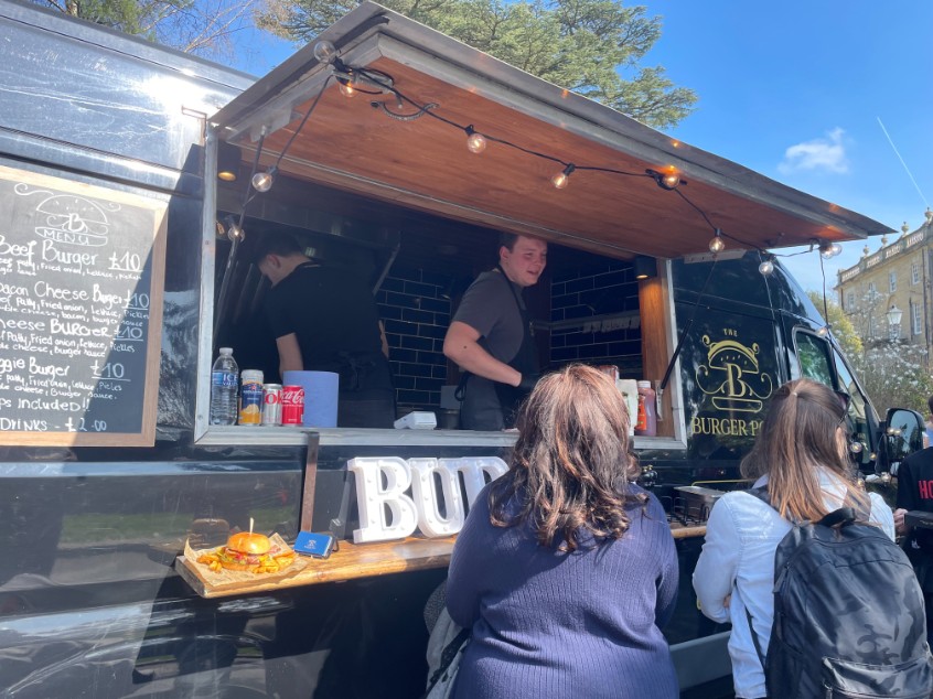 Burger Van Hire Bucket Corner