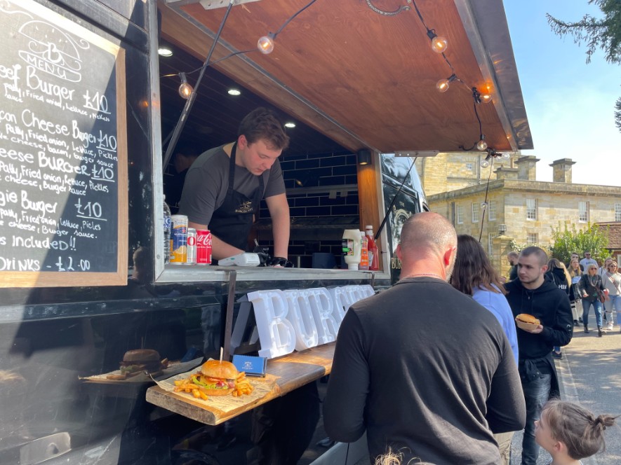 Burger Van Hire Clapdog Green